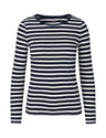 White - Navy (Striped)